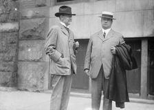 Ex-gov. [George] Pardee, Calif. - Gov. [Hiram W.] Johnson, 1912. Creator: Bain News Service