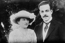 Ex-King Manuel & bride, Manuel of Portugal, between c1910 and c1915. Creator: Bain News Service