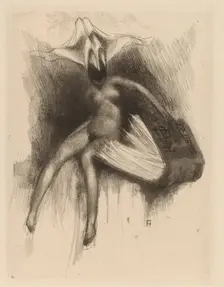 Ex Libris C. Patel, 19th century. Creator: Paul Gavarni