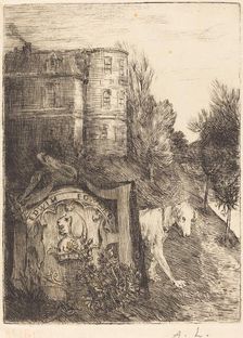 Ex-Libris Edwin Edwards. Creator: Alphonse Legros