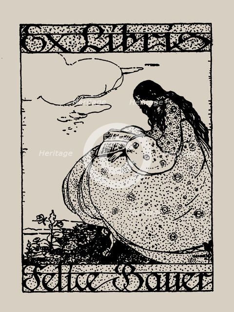 Ex Libris Felice Bauer, Early 1910s. Creator: Anonymous.