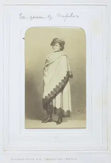 Ex-Queen of Naples, 1860-69. Creators: Henri Alexis Omer Tournier, Charles Paul Furne