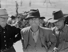 Ex-tenant farmer on relief grant in the Imperial Valley, California, 1937. Creator: Dorothea Lange