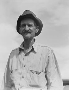 Ex-tenant farmer on relief grant in the Imperial Valley, California, 1937. Creator: Dorothea Lange