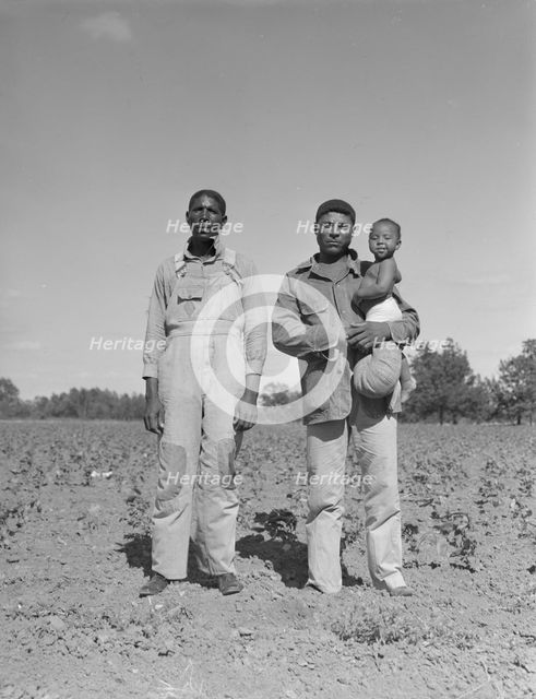 Ex-tenants, now day laborers, Ellis County, Texas, 1937. Creator: Dorothea Lange.