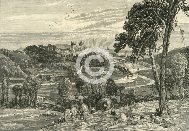 'Exter, from Exwick Fields', 1898. Creator: Unknown.