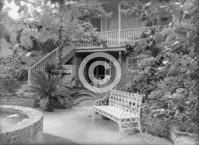 Exterior, 625 Bourbon St., New Orleans, Louisiana, ca. 1949, c1949. Creator: Frances Benjamin Johnston.