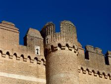 Exterior, Coca Castle, Coca, Segovia, Spain, 15th century (2003). Creator: LTL
