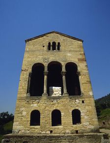 Exterior, Church of St Mary, Mount Naranco, Oviedo, Spain, 9th century (2002). Creator: LTL