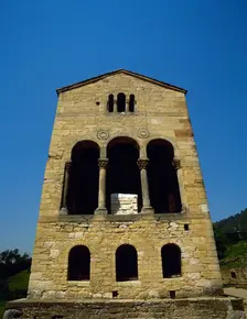 Exterior, Church of St Mary, Mount Naranco, Oviedo, Spain, 9th century (2002). Creator: LTL