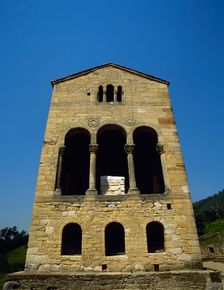 Exterior, Church of St Mary, Mount Naranco, Oviedo, Spain, 9th century (2002). Creator: LTL