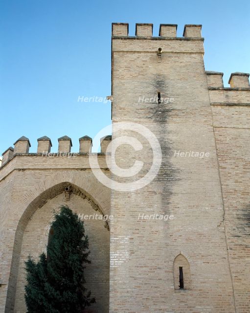 Exterior, Church of San Antonio Abad, Trigueros, Andalusia, Spain, 2001. Creator: LTL.
