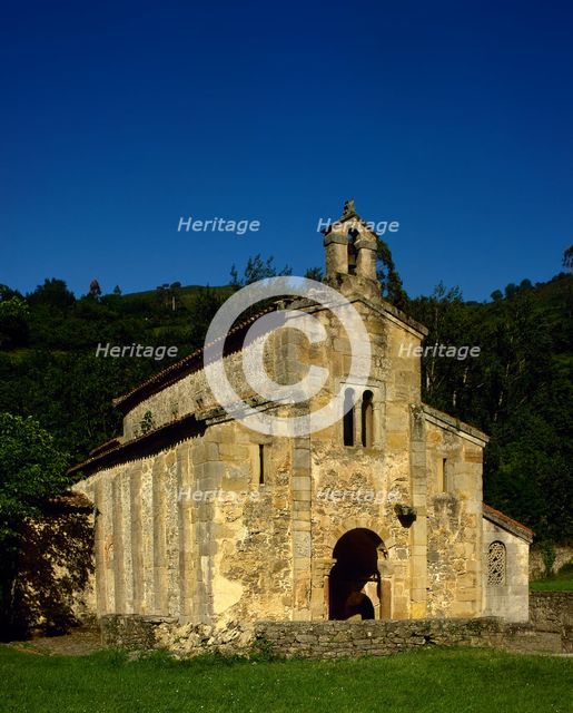 Exterior, Church of the Holy Saviour of Valdedios, Asturias, Spain, 9th century, (2002). Creator: LTL.