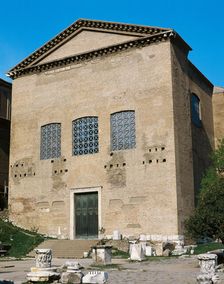 Exterior, Curia Julia or Senate House, Rome, Italy, Built in 44-29 BC (1995). Creator: LTL