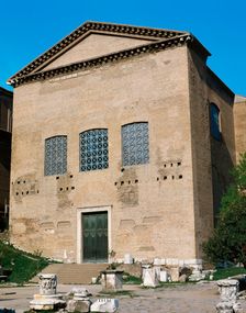 Exterior, Curia Julia or Senate House, Rome, Italy, Built in 44-29 BC (1995). Creator: LTL