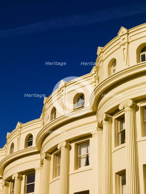 Exterior detail of a house, Brunswick Square, Hove, Brighton, East Sussex, 2007. Artist: Historic England Staff Photographer.
