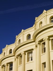Exterior detail of a house, Brunswick Square, Hove, Brighton, East Sussex, 2007. Artist: Historic England Staff Photographer
