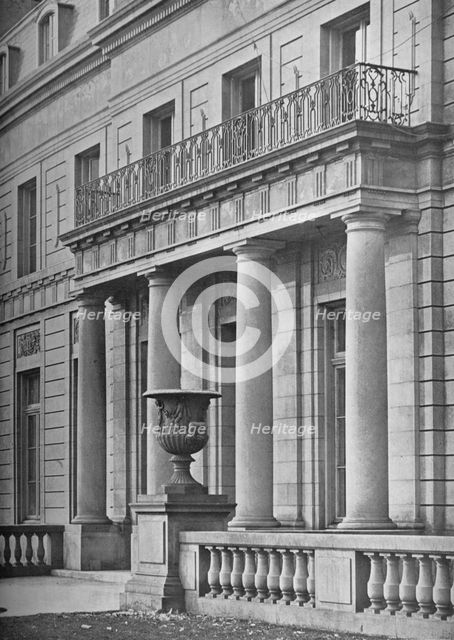 Exterior detail, Illinois Life Insurance Company Building, Chicago, Illinois, 1923.  Artist: Unknown.