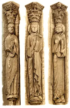 Exterior decoration of Le Mans Cathedral, Le Mans, France, 15th century (1849).Artist: H Moulin