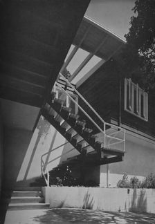 Exterior - House at Fairfax, California by Francis Ellsworth Lloyd 1942