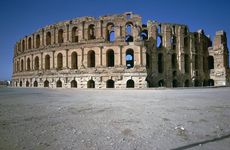 Gallery image of Exterior of a Roman Colosseum, 3rd century. Artist: Unknown