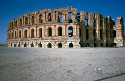 Thumbnail image of Exterior of a Roman Colosseum, 3rd century. Artist: Unknown
