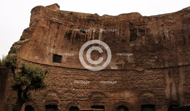 Exterior of Baths of Diocletian, National Roman Museum, Rome, Italy, 2009.  Creator: LTL.