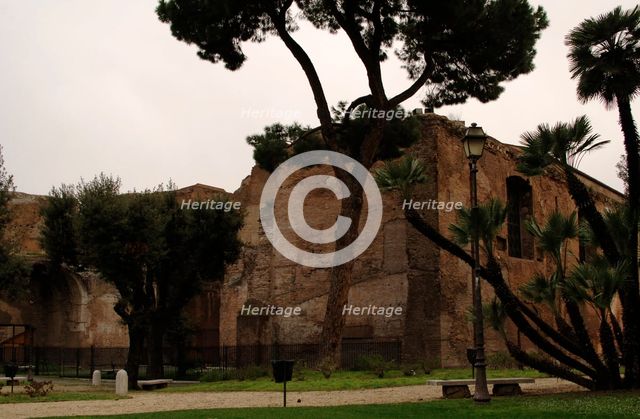 Exterior of Baths of Diocletian, National Roman Museum, Rome, Italy, 2009. Creator: LTL.