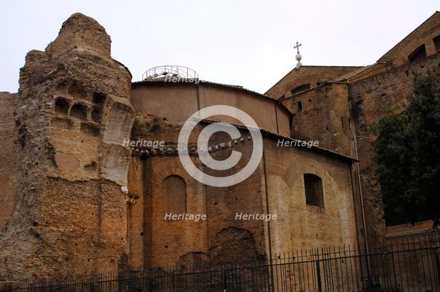 Exterior of Baths of Diocletian, National Roman Museum, Rome, Italy, 2009. Creator: LTL.
