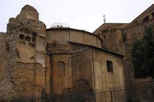 Exterior of Baths of Diocletian, National Roman Museum, Rome, Italy, 2009. Creator: LTL