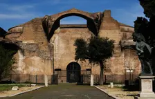 Exterior of Baths of Diocletian, National Roman Museum, Rome, Italy, 2009. Creator: LTL