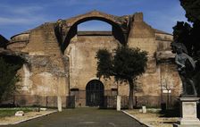 Exterior of Baths of Diocletian, National Roman Museum, Rome, Italy, 2009. Creator: LTL
