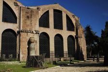 Exterior of Baths of Diocletian, National Roman Museum, Rome, Italy, 2009. Creator: LTL
