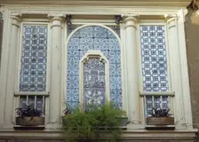 Exterior of Beit Nassan palace, Damascus, Syria, 2001. Creator: LTL