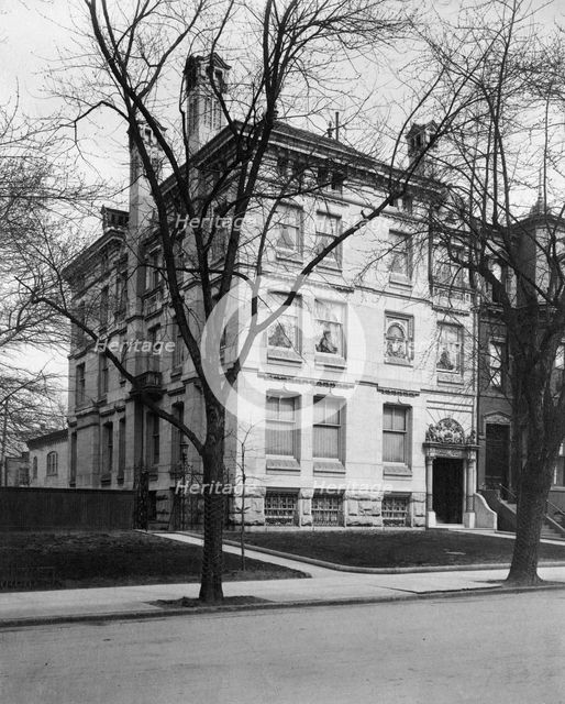 Exterior of home of Senator Philander Knox, 1527 K Street, NW, Washington, DC, between 1910 and 1925 Creator: Frances Benjamin Johnston.