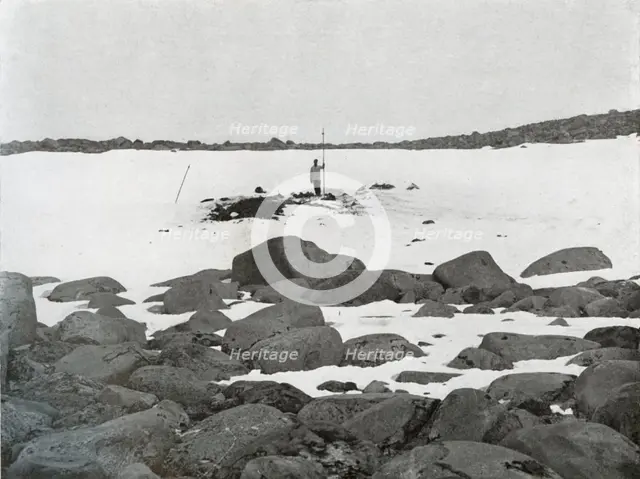 'Exterior of Igloo', c1911, (1913). Artist: G Murray Levick.