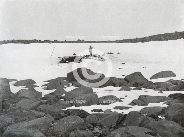 'Exterior of Igloo', c1911, (1913). Artist: G Murray Levick.