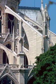 Exterior of Notre Dame, Paris, France, 14th century