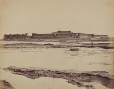 Exterior of North Taku Fort on Peiho River, Showing the English and French Entrance, Aug 21, 1860. Creator: Felice Beato