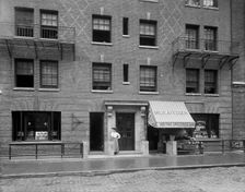 Exterior of tenement house, New York City, between 1900 and 1910. Creator: Unknown