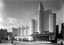 Exterior of the Odeon cinema, Parsons Hill, Woolwich, London, 1937. Artist: J Maltby