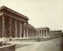 Exterior of the British Museum, Great Russell Street, London, 1887