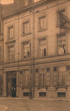 Exterior of the Cuban Embassy in Brussels, Belgium, 1927. Creator: Unknown