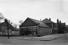 Exterior of the Dodworth Road Co-op, Barnsley, South Yorkshire, 1957. Creator: Michael Walters