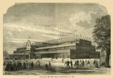Exterior of the Great Exhibition of 1851 (c1876). Creator: Unknown
