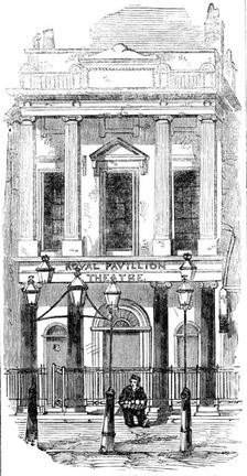 Exterior of the [Royal] Pavilion Theatre, Whitechapel, 1856. Creator: Unknown