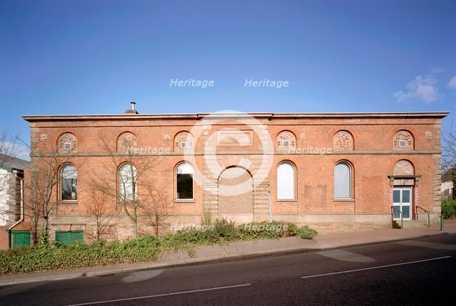 Exterior of the swimming baths, Bridge Street, Runcorn, Cheshire, 2001. Artist: P Williams