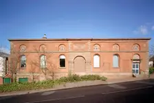 Exterior of the swimming baths, Bridge Street, Runcorn, Cheshire, 2001. Artist: P Williams