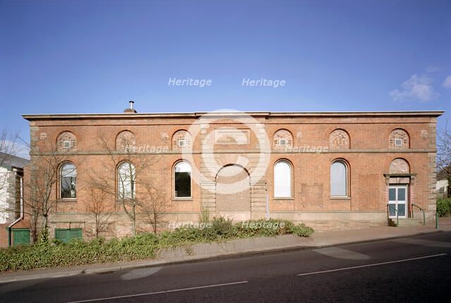 Exterior of the swimming baths, Bridge Street, Runcorn, Cheshire, 2001. Artist: P Williams