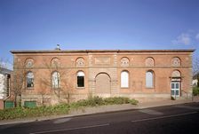 Exterior of the swimming baths, Bridge Street, Runcorn, Cheshire, 2001. Artist: P Williams
